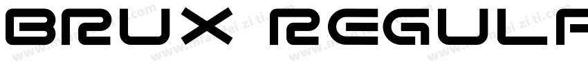 BRUX Regular字体转换